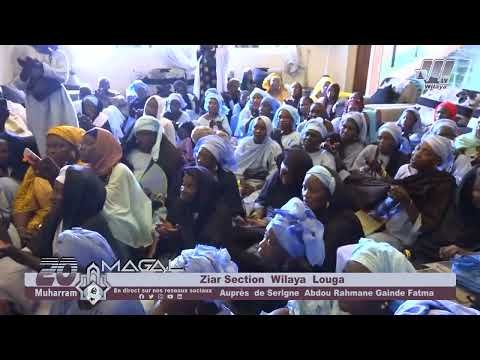 GRANDE ZIAR DE LA WILAYA Auprès de Serigne Mountakha Mbacké, Khalif Général des Mourides